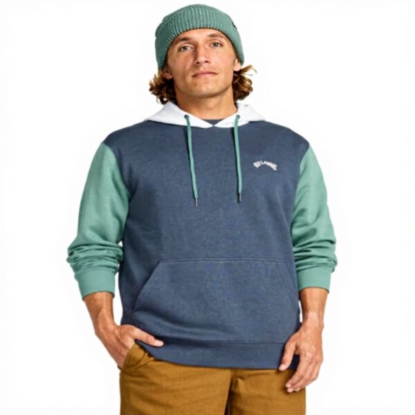 Billabong Arch Block Pullover Mens Hoodie Comfortable