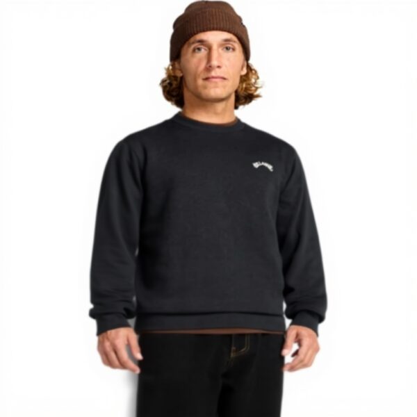 Maglione Billabong Arch CR Uomo Nero Confortevole