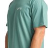 T-shirt Uomo Billabong Arch Crew Cotone Jersey Sagebrush-3