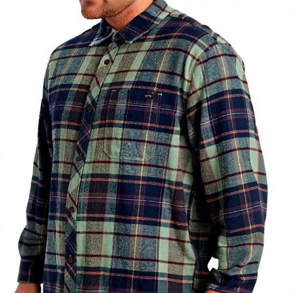 Camicia flanella Billabong Coastline Uomo cotone collo