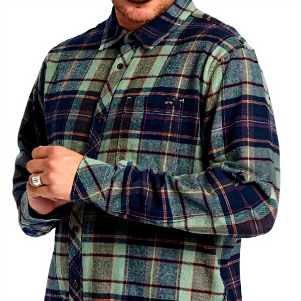 Camicia flanella Billabong Coastline Uomo cotone collo