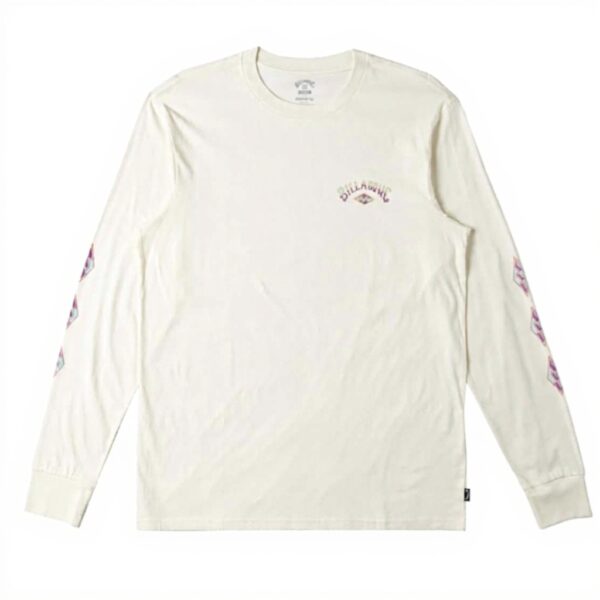 Billabong Crayon Wave T-shirt Cotone Ragazzi Bianco Grezzo