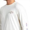 Billabong Crayon Wave T-shirt Cotone Ragazzi Bianco Grezzo