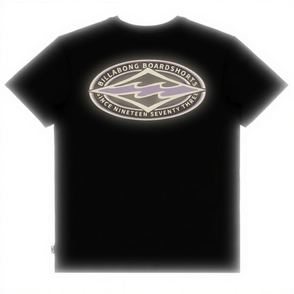 T-shirt Billabong Diamond Vision Bambini Ragazzi Raven