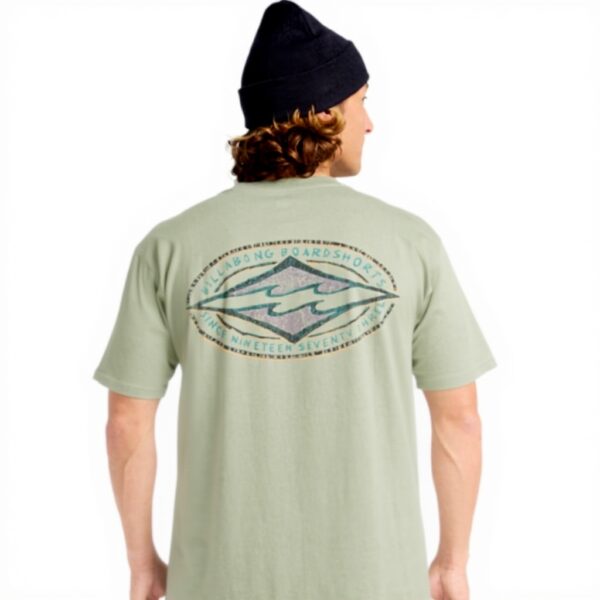 T-Shirt Billabong Diamond Vision Uomo Bianco Sportivo