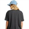 T-Shirt sportive Billabong donna cotone crew neck nero