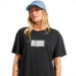 T-shirt donna Billabong In The Beyond nero cotone