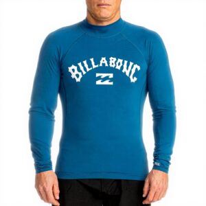 Rash guard uomo Billabong Logo Surf LS protezione UV