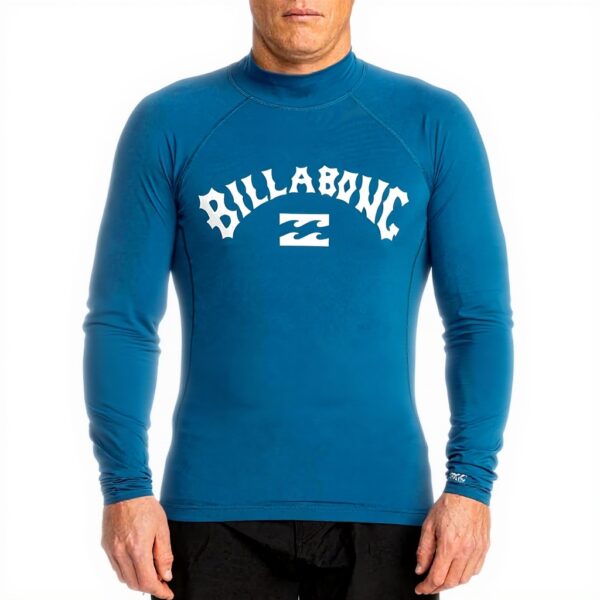 Rash guard uomo Billabong Logo Surf LS protezione UV