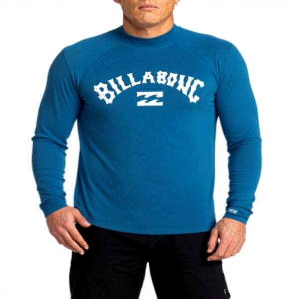 Rash guard uomo Billabong Logo Surf LS protezione UV