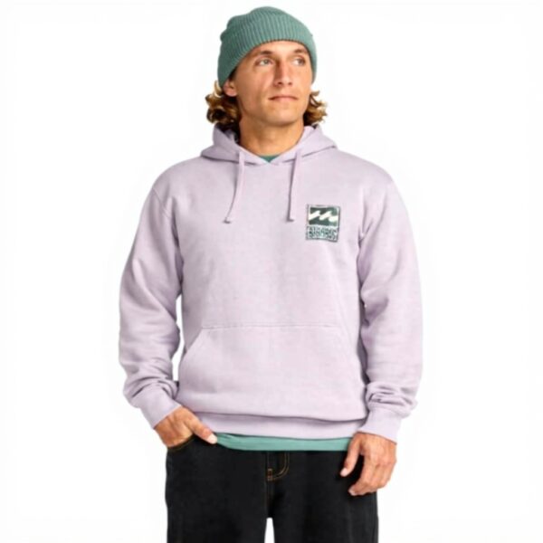 Felpa senza cappuccio Billabong Foundation PO Viola Uomo