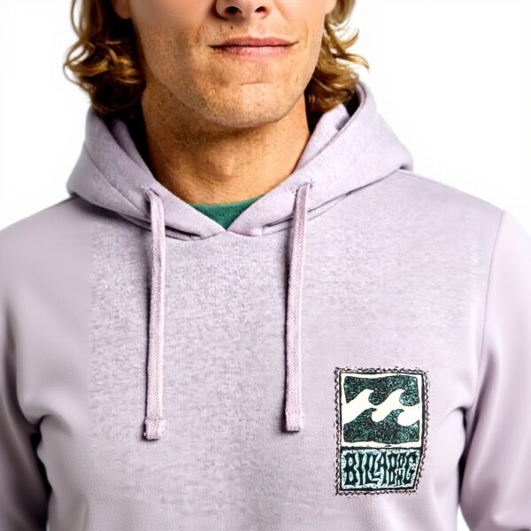 Felpa senza cappuccio Billabong Foundation PO Viola Uomo