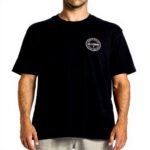 Billabong Rotore T-Shirt Uomo Cotone Maglia Basic Nero