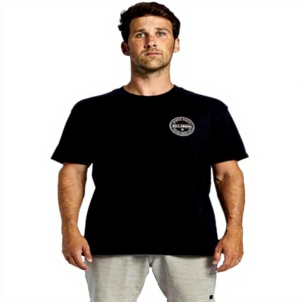 Billabong Rotore T-Shirt Uomo Cotone Maglia Basic Nero
