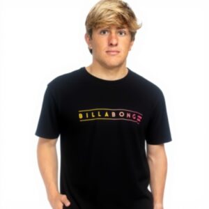 T-shirt Uomo BILLABONG Wave Screen Tee Bianca Cotone