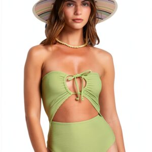 Costume intero Billabong donna poliestere riciclato Avocado-0