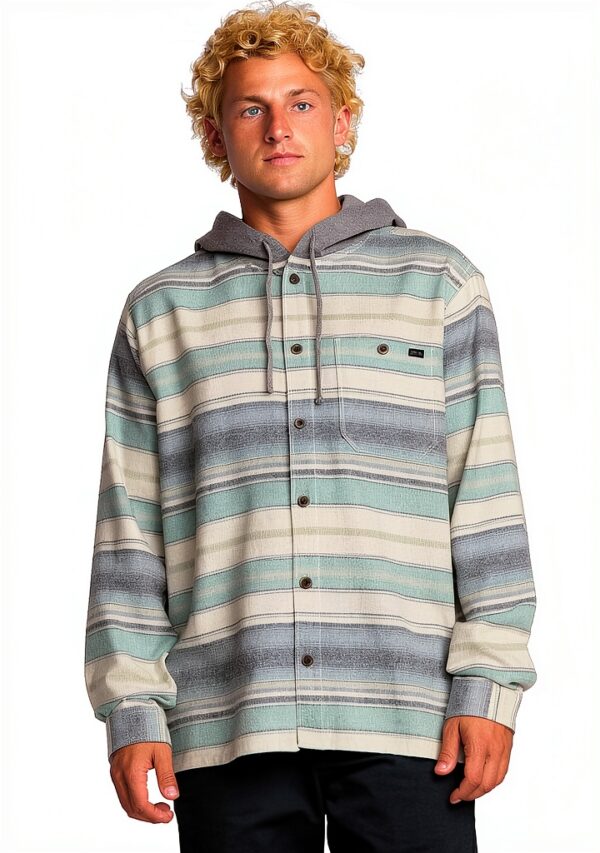 Camicia flanella uomo Billabong Baja cotone tasca petto