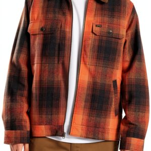 Giacche Billabong Uomo Cotone Poliestere Tasche Marrone-0