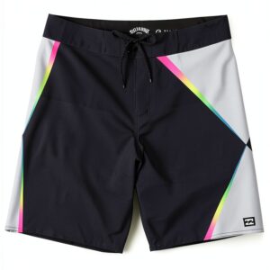 Pantaloncini Billabong Uomo Nero Tessuto Riciclato Elastico-0